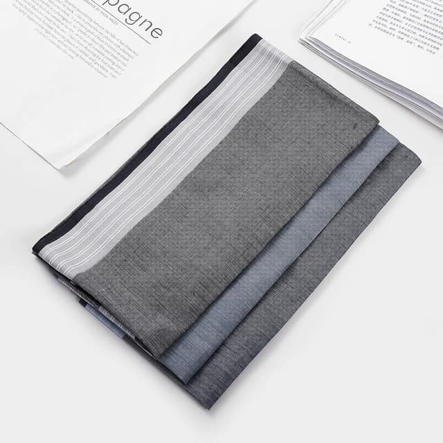 Detalle 2 de HOULIFE Herren Taschentücher 43x43 cm