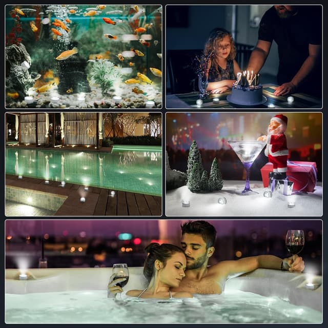 Thumbnail 6 de LUXJET Mini Unterwasser LED Teelichter