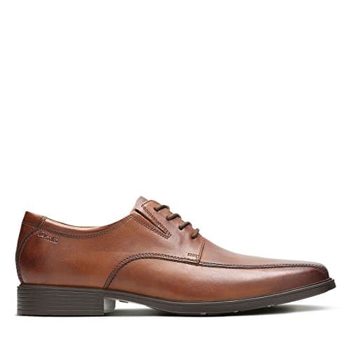 Detalle 2 de Clarks Tilden Walk Zapatos 41,5 EU Dark Tan