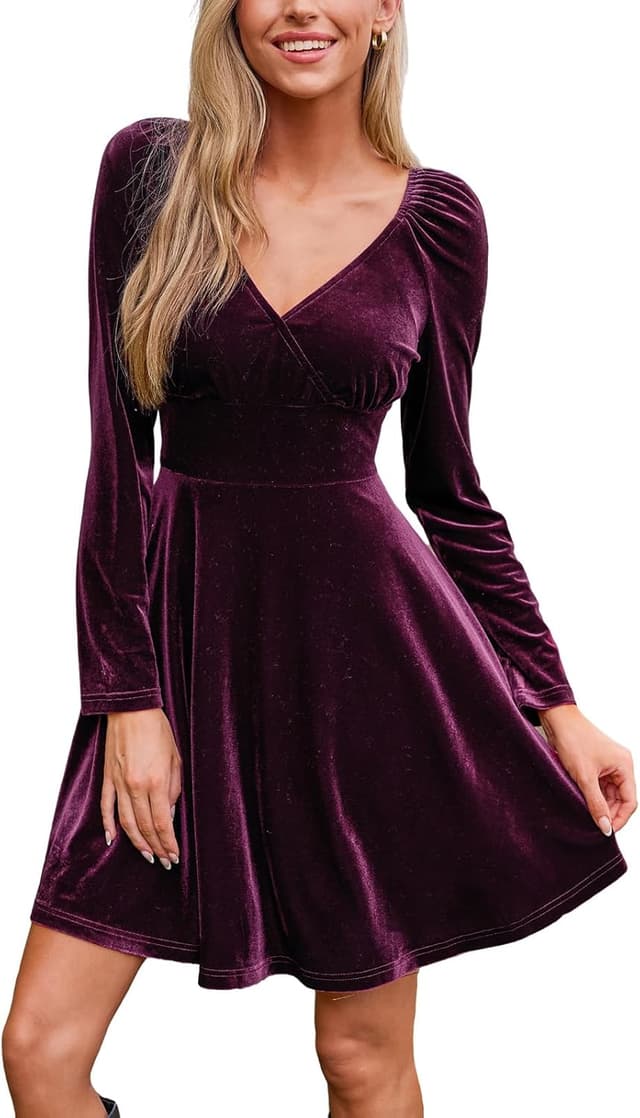 Detalle 2 de CUPSHE mini robe à col V, 1 vert