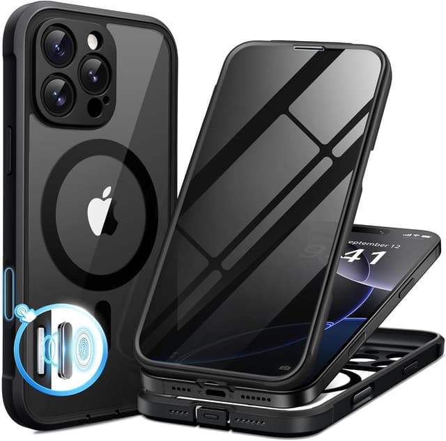 Detalle de BERFY iPhone 16 Pro Max privacy case 6.9"