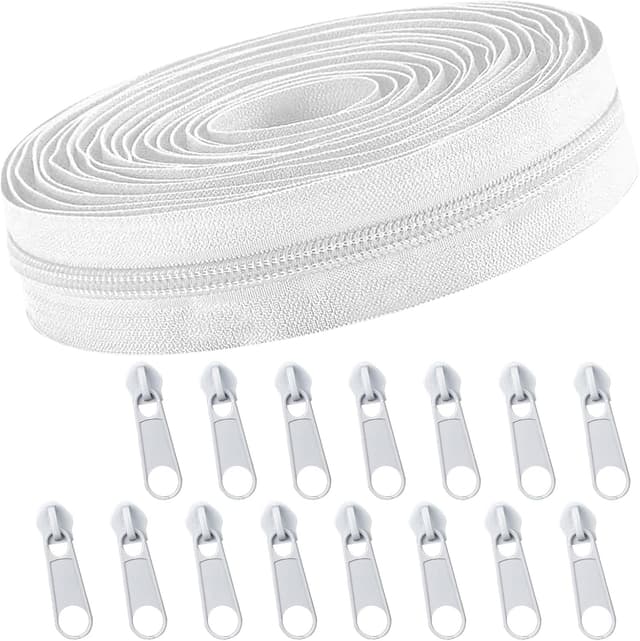 Detalle de TAIANJI Nylon Coil Zipper 10m roll