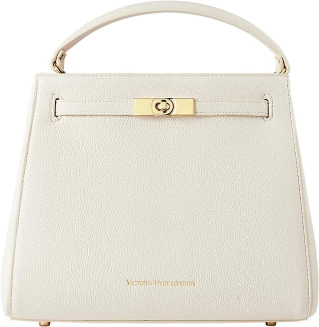Detalle de VICTORIA HYDE Borsa a mano e tracolla da donna in PU con scomparti multipli, 28 x 23 x 11 cm