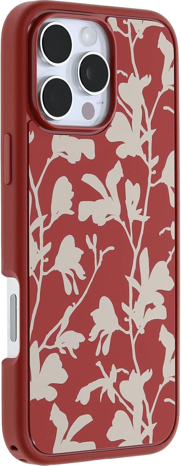 Detalle 2 de Coque OtterBox Symmetry Series MagSafe pour iPhone 16 Pro Max (Antichoc, Autumn Rust)