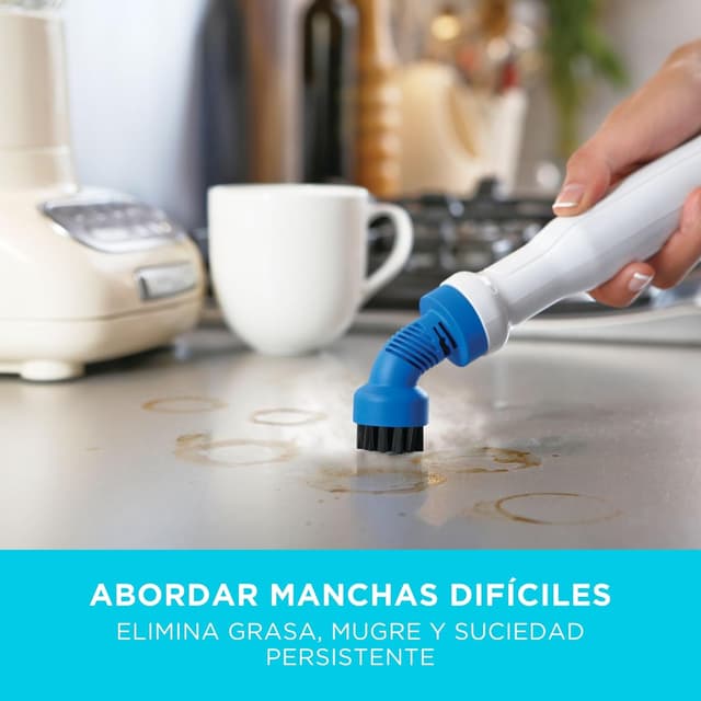 Thumbnail 8 de BLACK+DECKER Mopa a Vapor 1300W, 12 Accesorios, Blanco/Azul 🌬