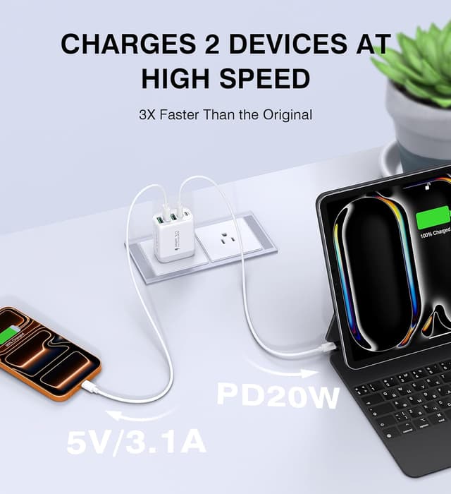 Thumbnail 5 de 60W USB C Wall Charger 2-Pack