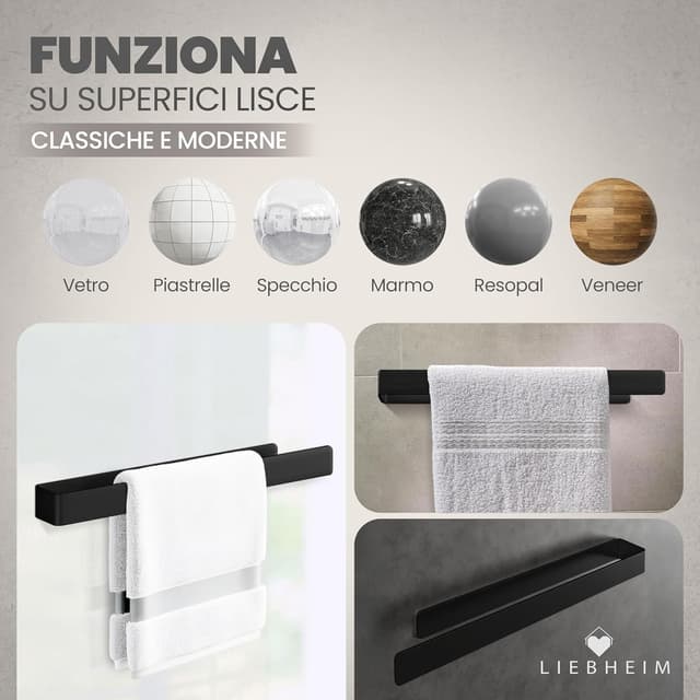 Thumbnail 5 de LIEBHEIM Porta Asciugamani bagno 40 cm