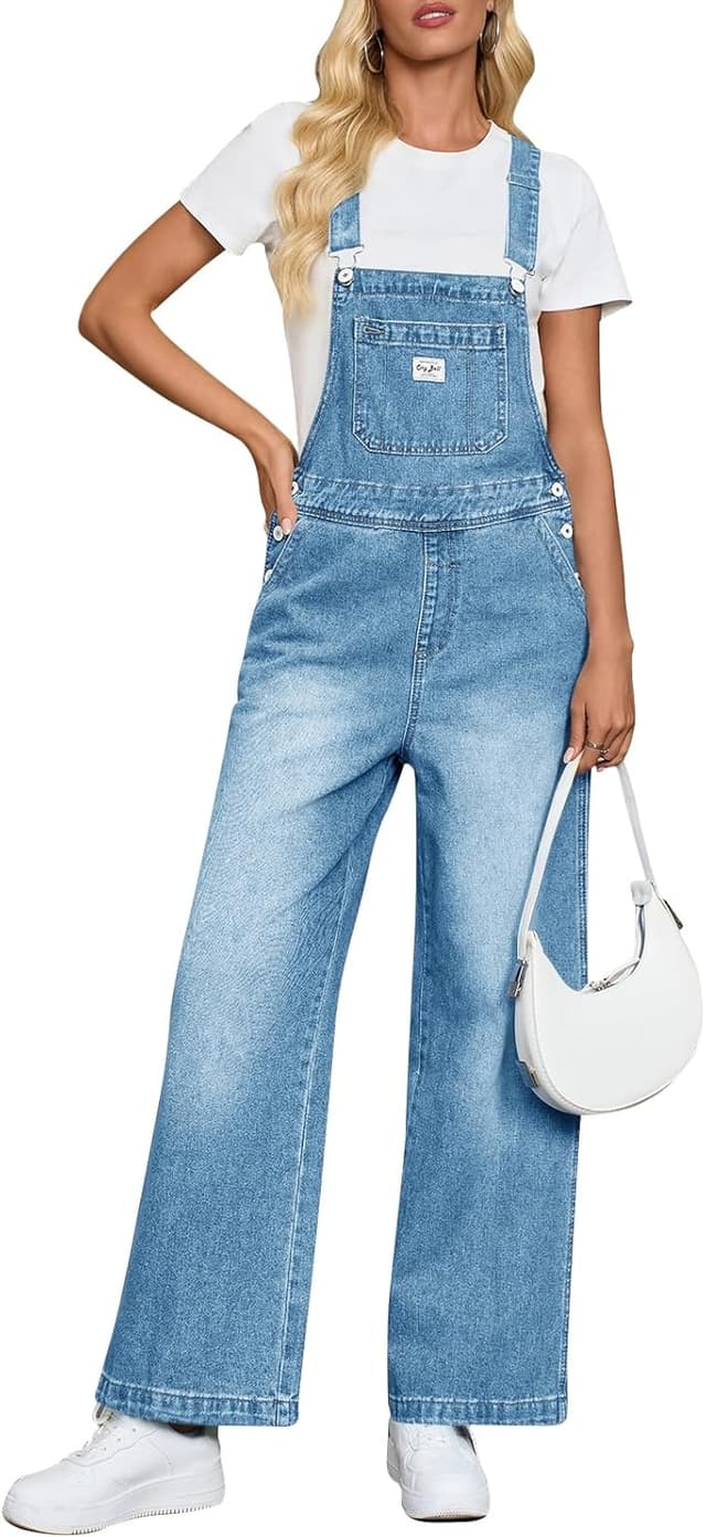 Thumbnail 6 de Cicy Bell Women's Denim Bib Overalls Overalls 👖
