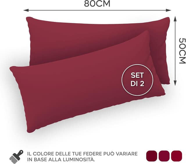 Detalle de Twinzen Federe cuscino 50x80 in jersey