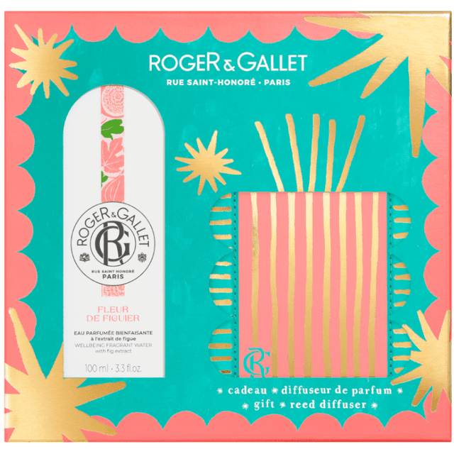 Imagen de Roger&Gallet Fleur de Figuier 100 ml — Agua perfumada y difusor 🧴 en OfertitasTOP