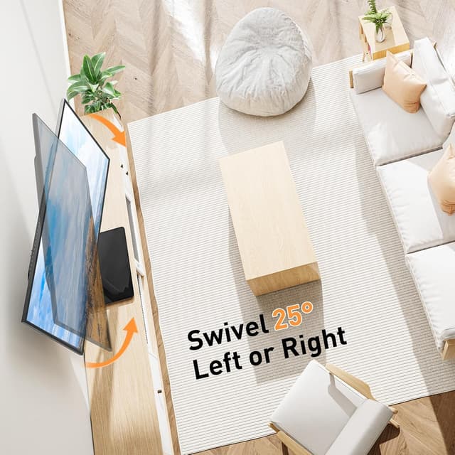 Detalle de ELIVED EV017 Swivel TV Stand 37–70"