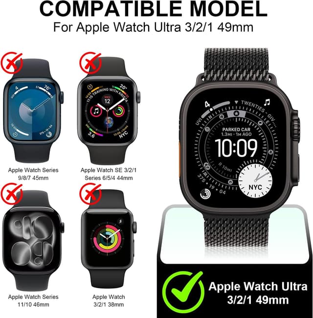 Detalle 2 de Apple Watch 49mm screen protector case