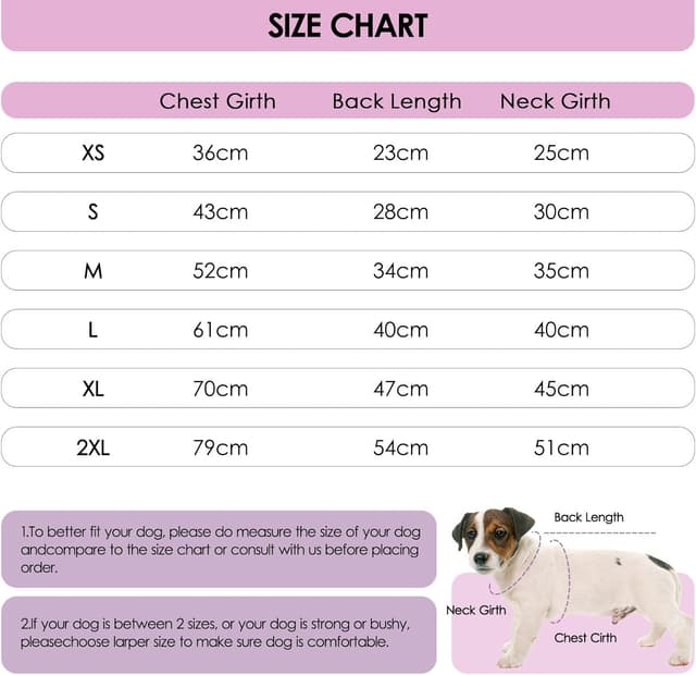 Detalle 2 de ASENKU Hundebody nach OP – Reha-Anzug als Kegel-Alternative (blau), Größe XS