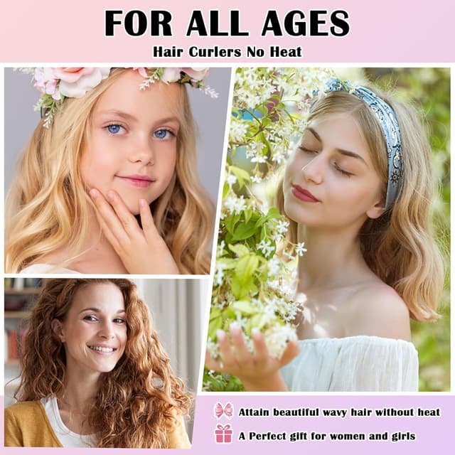 Detalle 2 de Baolivi Hair Curlers 180 cm, heatless