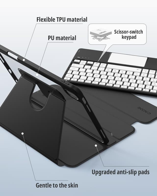 Thumbnail 6 de CACOE Drehbare Hülle 11 Zoll