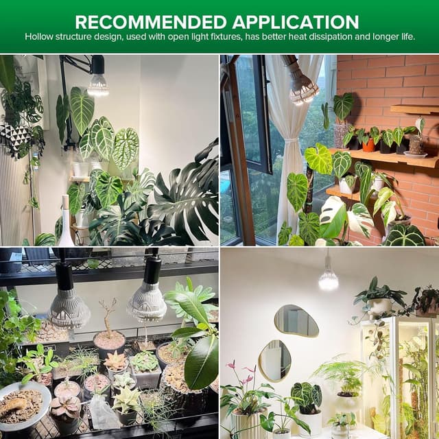 Thumbnail 6 de SANSI 24W Lampadina LED per piante E27 300W equivalente