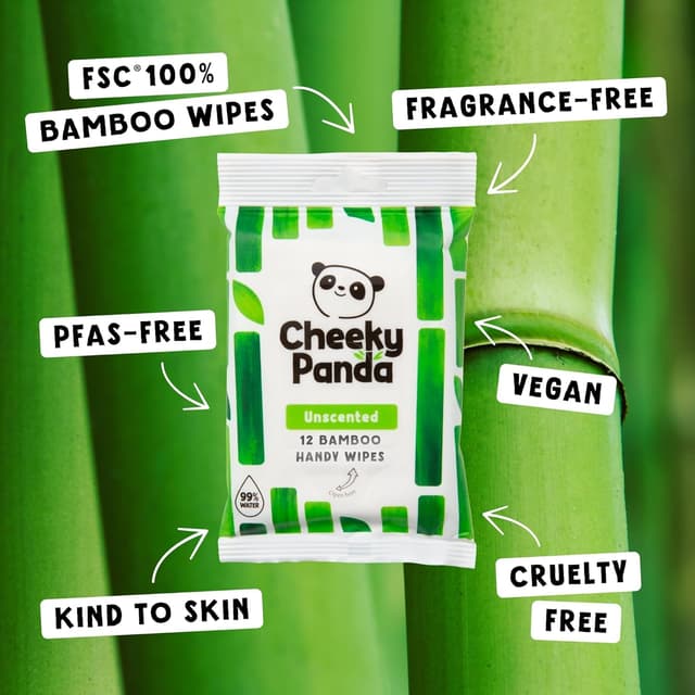 Thumbnail 6 de The Cheeky Panda Bamboo Hand Wipes