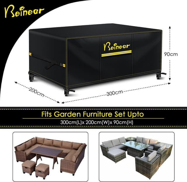 Detalle 2 de Waterproof garden furniture cover 300 x 200 cm