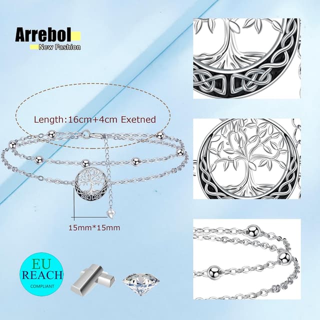 Thumbnail 4 de Bracelet Arbre de Vie argent 925, S925