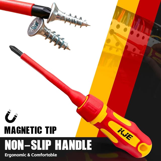 Thumbnail 1 de KJE 1000V Insulated Screwdriver Set 13-Piece đź›
