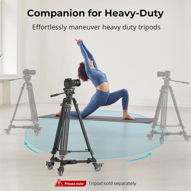 Thumbnail 1 de SMALLRIG 5020 Tripod Dolly 20 kg