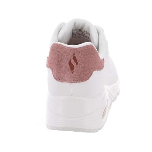 Thumbnail 6 de Skechers Uno: Zapatillas Mujer Blancas con Detalles Coral