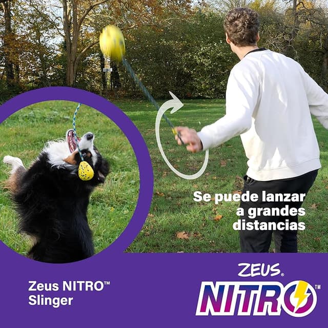 Thumbnail 2 de Zeus Nitro Pelota con cuerda, 9,2 cm