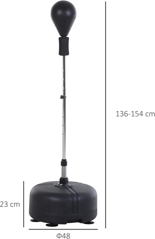 Thumbnail 6 de HOMCOM Saco de Boxeo de Pie 4 alturas