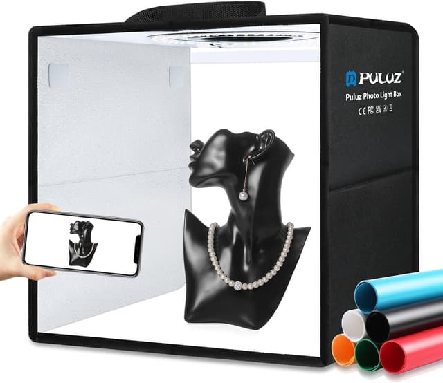 Imagen de PULUZ 12"x12" Light Box Kit with 120 LEDs en OfertitasTOP