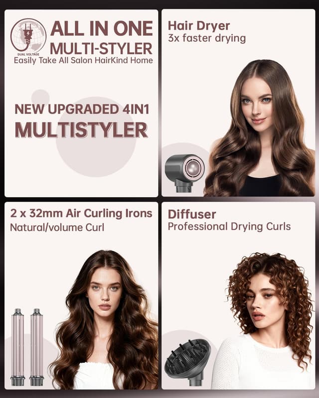 Detalle de webeauty Double Tension 4in1 1400W sèche-cheveux