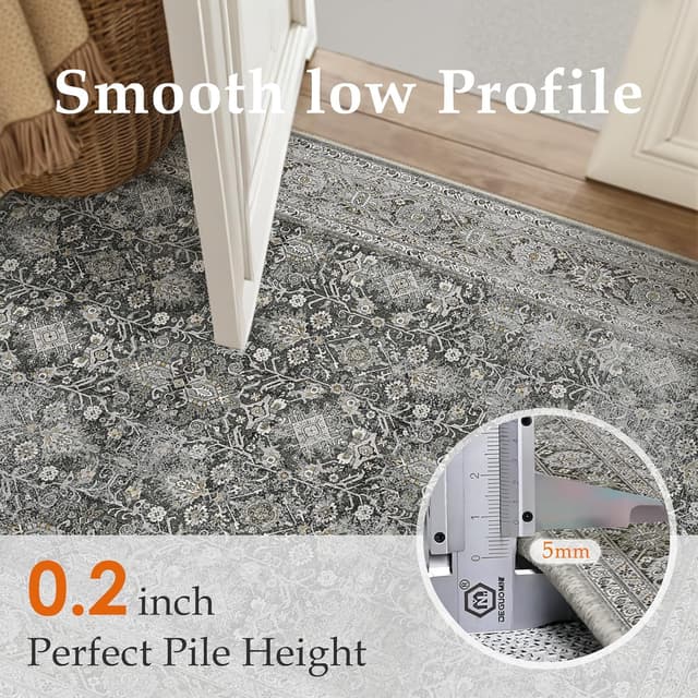 Detalle 2 de HUGEAR Vintage Rug 160x230cm, Black