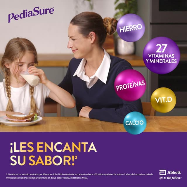 Detalle 2 de PediaSure drink Sabor Chocolate 4x200 ml