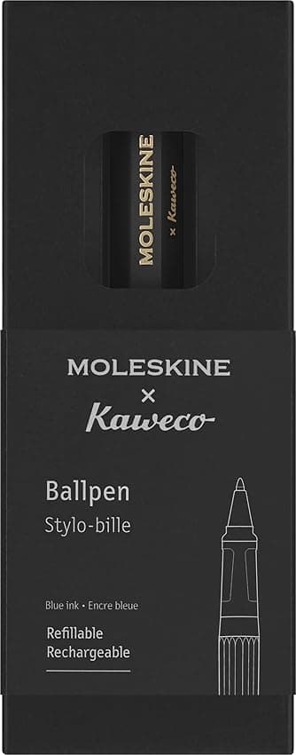 Detalle de Moleskine x Kaweco Bolígrafo Recargable ABS - Tinta Azul ✍