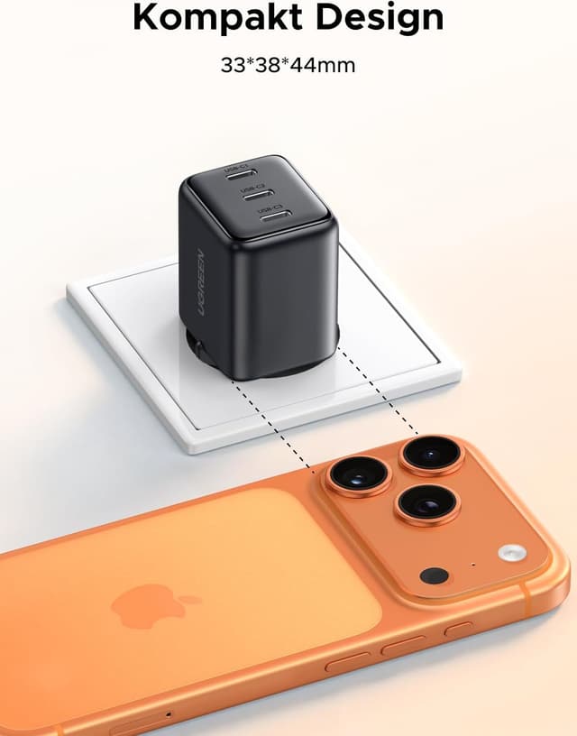 Thumbnail 3 de UGREEN 30W GaN USB C Ladegerät 3 Ports