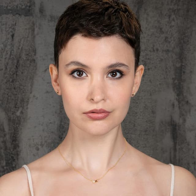 Detalle de namana Piccola collana in Argento 925 placcato oro con ciondolo a stella e zirconi per donna e ragazza