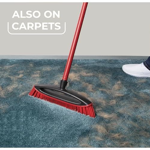 Detalle 2 de Vileda Pet Pro Always Clean: escoba de goma para recoger pelos de mascotas