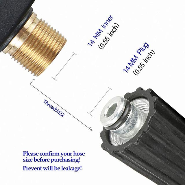 Detalle de YUET high pressure washer gun 4350 PSI