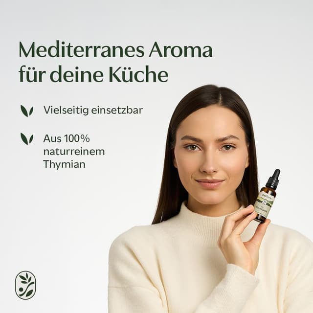 Detalle de nedura BIO Thymianöl 30 ml für Küche