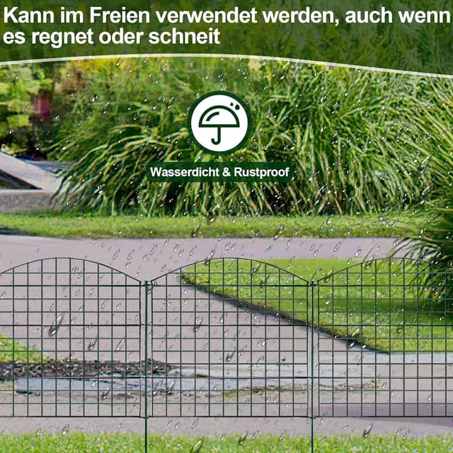 Thumbnail 4 de Lospitch Kit clôture jardin 33 pièces