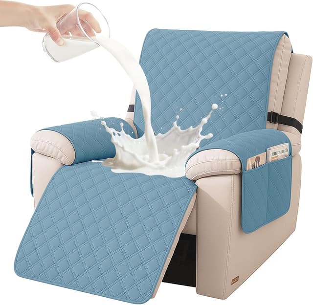 Imagen de YSTELLAA Copripoltrona 1 Posto Impermeabile Blu chiaro en OfertitasTOP