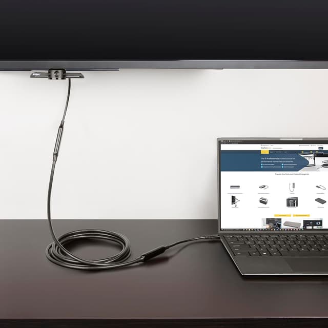 Detalle 2 de StarTech 10ft (3m) Active USB-C Cable (10Gbps, 60W PD, 8K/4K DP Alt Mode) — Thunderbolt Compatible