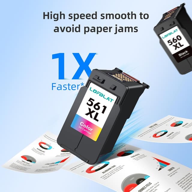 Detalle 2 de LOFBLAT PG-560XL CL-561XL Druckerpatronen 🖨