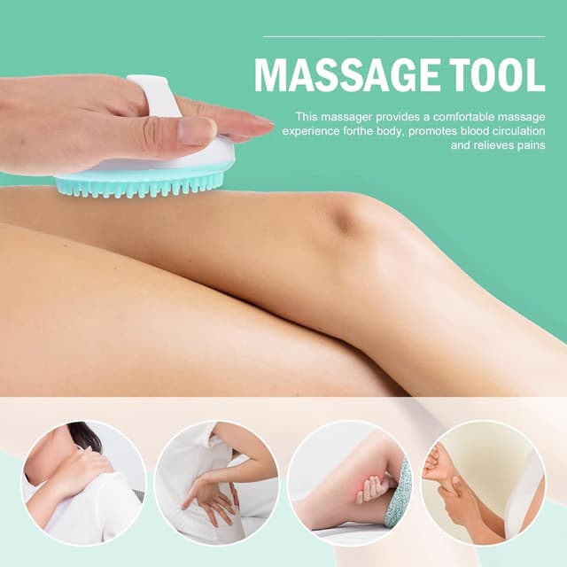 Detalle 2 de Green Massage Brush for Legs