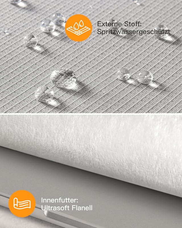 Detalle de Inateck Laptoptasche Hülle spritzwassergeschützt für 15,6 Zoll Notebook