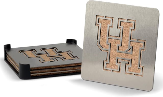 Detalle 2 de YouTheFan NCAA Boasters 4-Piece Coaster Set