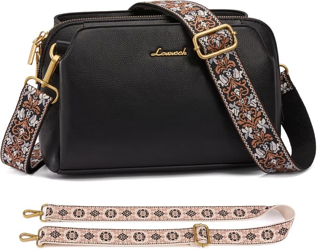 Detalle de LOVEVOOK Umhängetasche Damen RFID Schutz