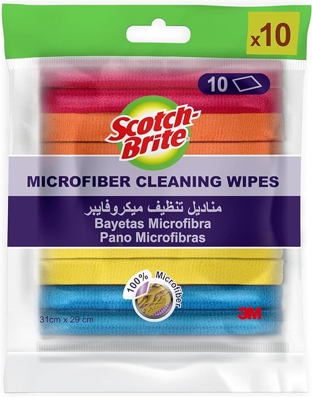 Imagen de Scotch-Brite Microfibra de Limpieza, Pack de 10 🧽 en OfertitasTOP