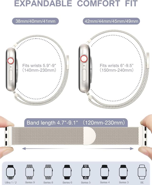 Thumbnail 4 de Milanese Loop Magnetic Band 41mm