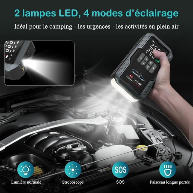 Thumbnail 4 de Wonsidary Z10 Booster 7000A 27000 mAh