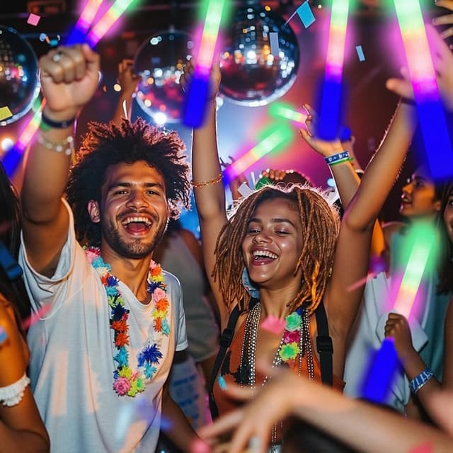 Detalle de SVYIQ 12-Pack Foam Glow Sticks (3 Flash Modes) for Weddings, Parties, Halloween & Concerts